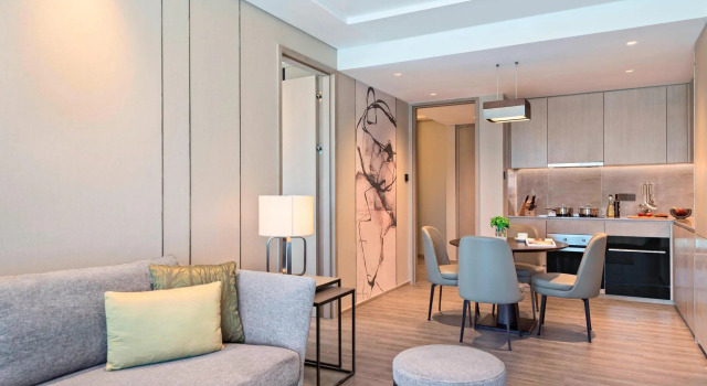 Апартаменты с 2 комнатами Marriott Executive Apartments Hangzhou