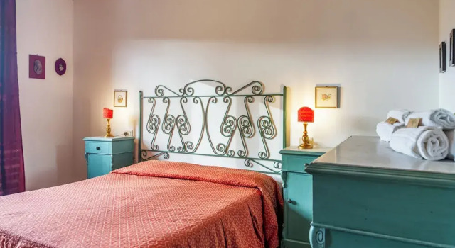 Семейные апартаменты с 2 комнатами с балконом и с видом на сад Agriturismo Bio Fattoria Casetta