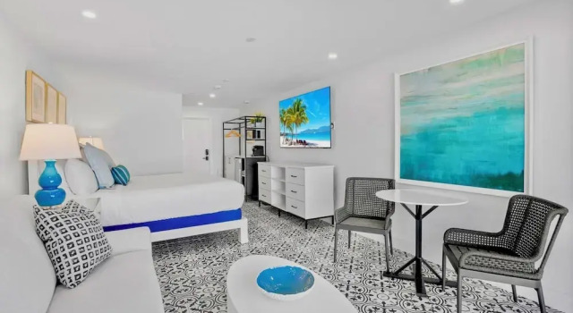 Двухместный люкс Luxury рядом с пляжем Seaside at Anna Maria Island Inn