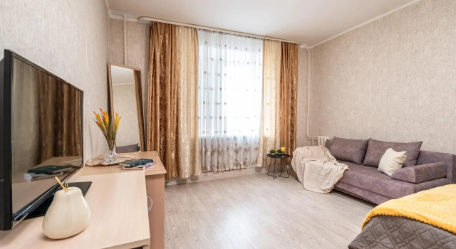 Zhiloy kvartal on 66 Chistopolskaya Street, Prenota Appartamento Hotel a Tatarstan con parcheggio, Parcheggio