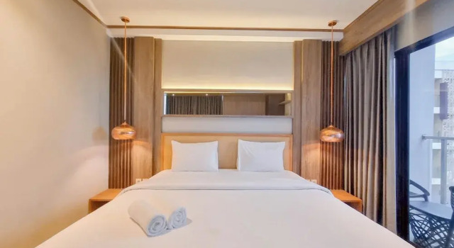 Warm And Minimalist Studio Apartment At Patraland Amarta, Book Apartment Sleman Yogyakarta Province