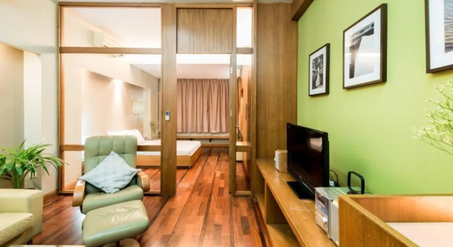Люкс c 1 комнатой с видом на горы Laemtong Serviced Apartment