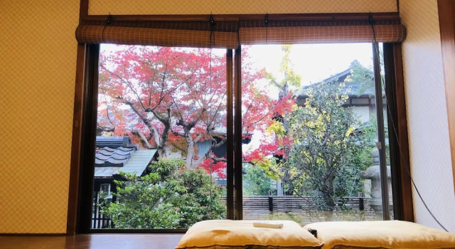 Номер Standard с видом на сад Kinkaku Ryokan