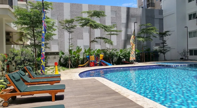 Scenic and Pool View 2BR Signature Park Grande Apartment, Book Apartment Jakarta Jakarta Province