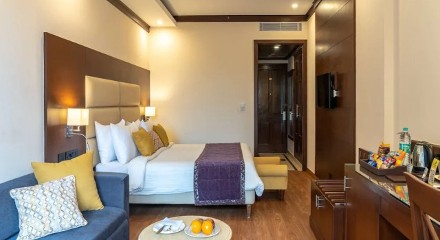 Номер Deluxe с красивым видом из окна Madhuban Sarovar Portico Mussoorie