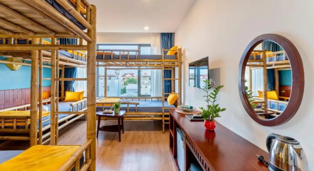 Кровать в общем номере Saclo Villa and Hostel