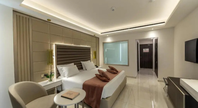 Люкс с видом на море Chrysomare Beach Hotel & Resort