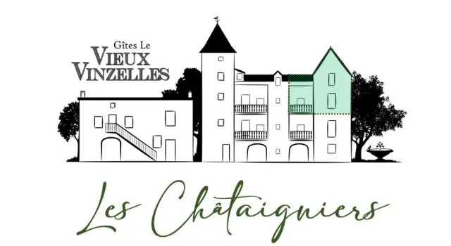 Коттедж с 2 комнатами Gites Le Vieux Vinzelles