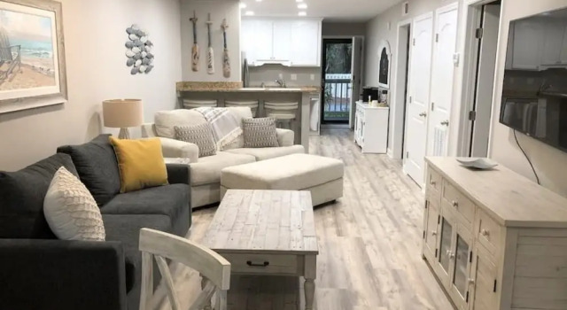 Remodeled 2br/2ba Coastal Gem On Port Royal Sound! 2 Bedroom Condo, Забронировать Апартаменты/квартира Апартаменты Южной Каролины, Апартаменты/квартира