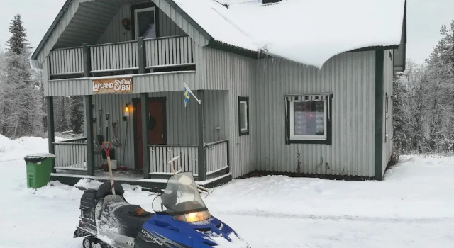 Lapland Snow Cabin, Book Hotel Hoteller i Lapland Sweden med parkering, Parkering