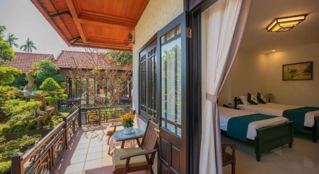 Трёхместный номер Standard с видом на бассейн Betel Garden Villa