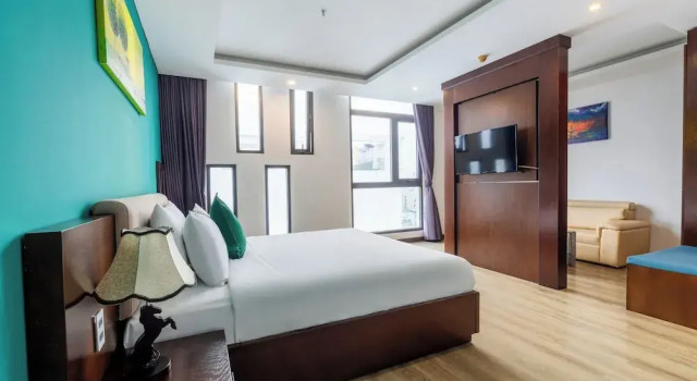 Tweepersoonssuite Golden Sun Hotel & Apartment by New Sky