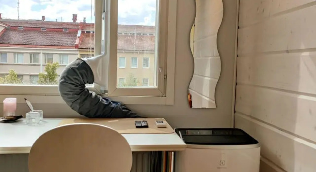 Lovely 7th floor studio full of color, enjoy!, Забронировать Отель Отели Тампере с парковкой, рядом с Сяркянниеми, Парковка