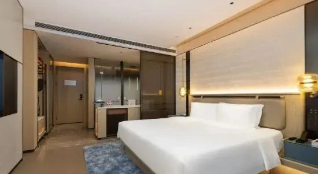 Четырёхместный семейный номер Standard с видом на сад Shanghai Hongqiao Heyitang Hotel Beixinjing Subway Station Branch