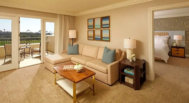Двухместный люкс c 1 комнатой с видом на океан Waldorf Astoria Monarch Beach Resort & Club