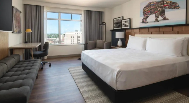 Номер Standard с красивым видом из окна The Bidwell Marriott Portland