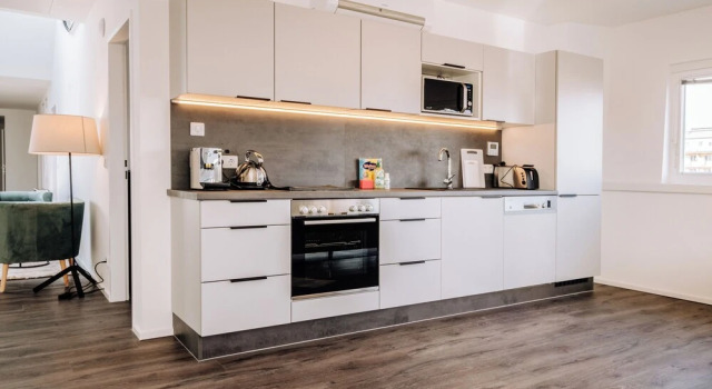 Номер Standard с 3 комнатами с балконом URBAN ISLAND I Riverside Apartments