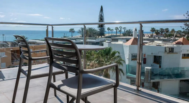 Полулюкс с балконом и с красивым видом из окна Apartamentos El Palmar