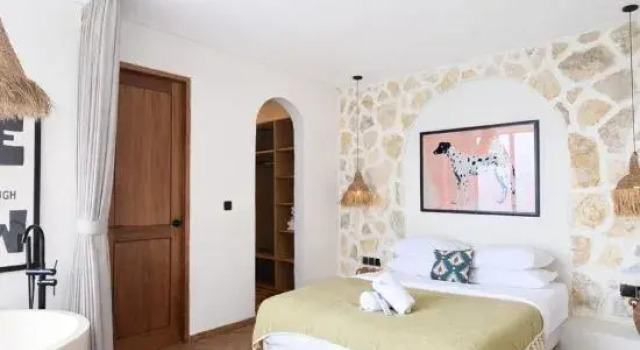 La Masietta Canggu 1BR Private Pool & Bathub, Rezervovat Hotel Hotely v Bali s bazénem, Bazén