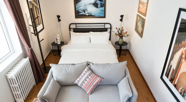 Cactus space - Sanlitun Tuscany Artistic Apartment, Boek Appartement Chaoyang 