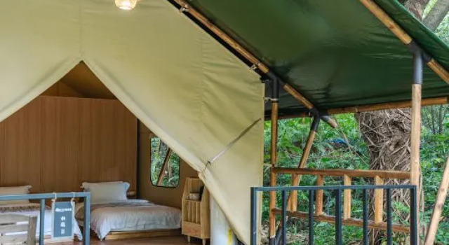 Семейный тент Guangzhou Huadu Itree·Butterfly Forest Homestay