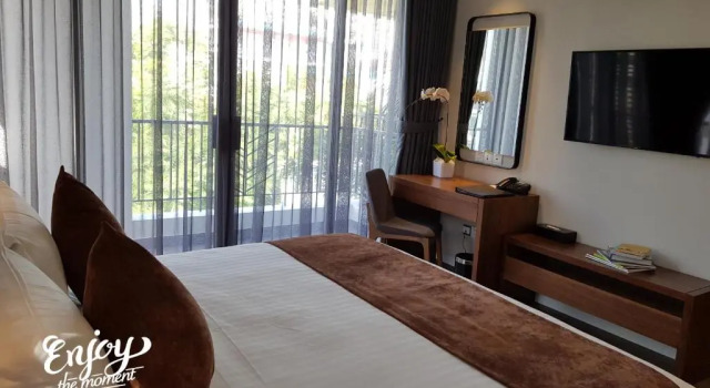 Двухместный номер Deluxe с балконом Orchid Boutique Hotel & Apartment
