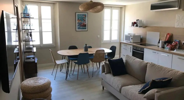 Апартаменты Superbe 3 pièces 4 étoiles Plein centre 70m du Port