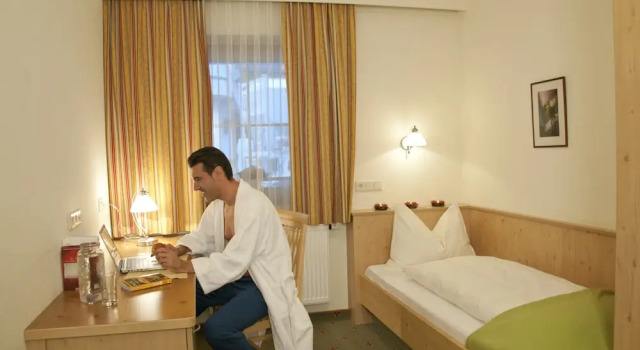 Одноместный номер Standard с балконом и с видом на горы Hotel Garni Forelle