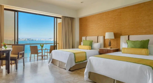 Двухместный клубный номер Deluxe с видом на океан Grand Hotel Acapulco
