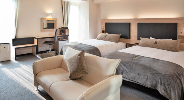 Двухместный номер Standard Green Rich Hotel Kurume Natural Hot Spring Arimamutsumonnoyu
