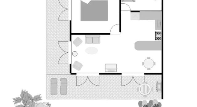 Double villa Muri Beachcomber