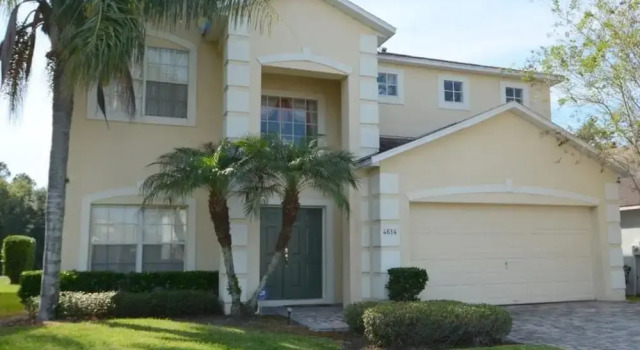 Вилла с балконом и с видом на озеро Ref 39 Villa With own Pool Lake View Near Disney