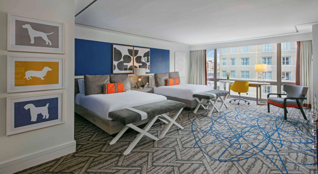 Двухместная студия Premier с видом на город The Royal Sonesta Washington DC Dupont Circle