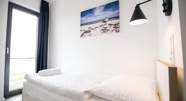 Апартаменты с 3 комнатами с балконом и с видом на канал Hafenapartments Warnemünde