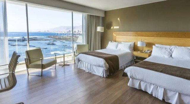 Четырёхместный люкс с видом на море Terrado Suites Antofagasta