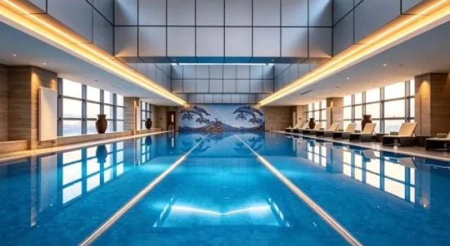 Номер Deluxe с красивым видом из окна Sheraton Shanghai Waigaoqiao Hotel