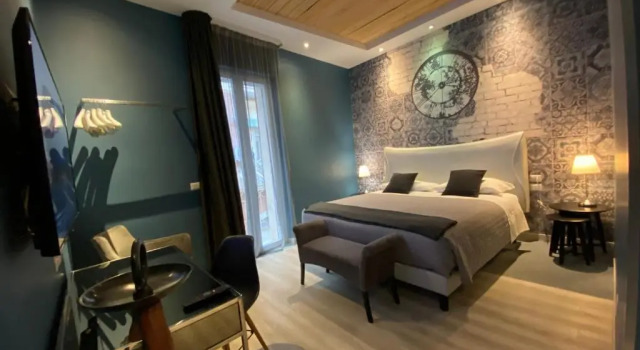 Двухместный номер Deluxe с балконом Residenze Romano Ristorante & SPA albergo diffuso - WHITE