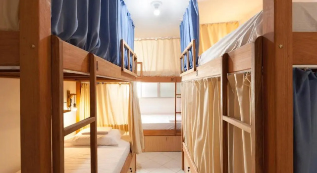 Кровать в общем номере BRECHA HOSTEL & ROOFTOP - Maragogi