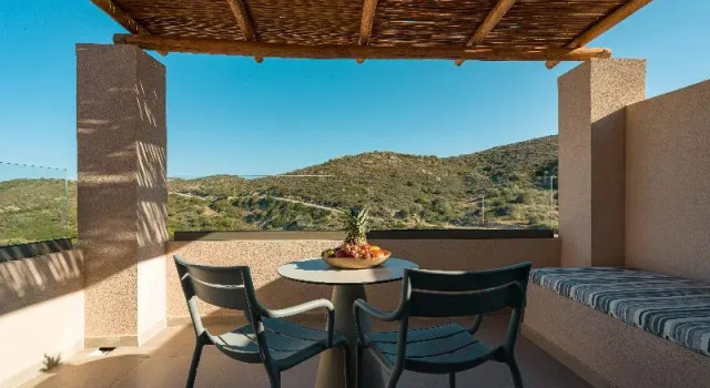 Полулюкс с балконом и с видом на сад Heromylos Resort And Spa