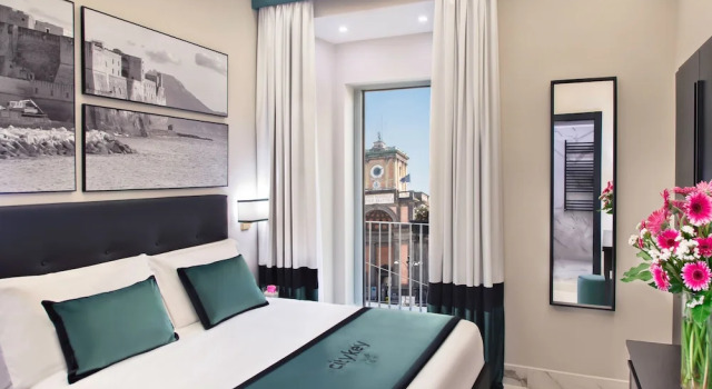 Двухместный номер Deluxe с видом на город Citykey Napoli - Bed & Breakfast