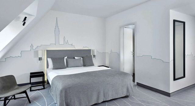 Двухместный люкс c 1 комнатой с видом на внутренний двор Park Plaza Budapest