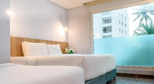 Трёхместный номер Standard c 1 комнатой с видом на город Hotel Caribbean Cartagena