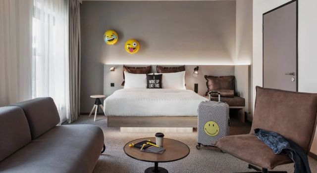 Двухместный номер Moxyfied Family Sleeper Moxy Munich Ostbahnhof