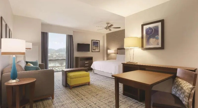 Двухместная студия люкс Homewood Suites by Hilton Pittsburgh Downtown