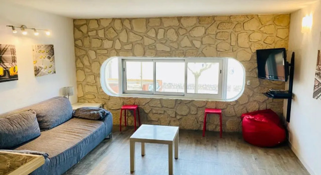 Апартаменты "Méditerranée" Salon vue mer au coeur de la ville 10m de la plage