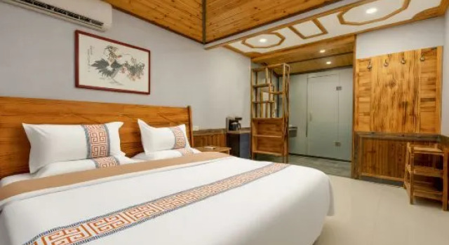 Люкс Deluxe с красивым видом из окна Huashan Outdoor Theme Hotel