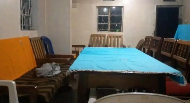 Кровать в общем номере Sunrise homestay Sipi