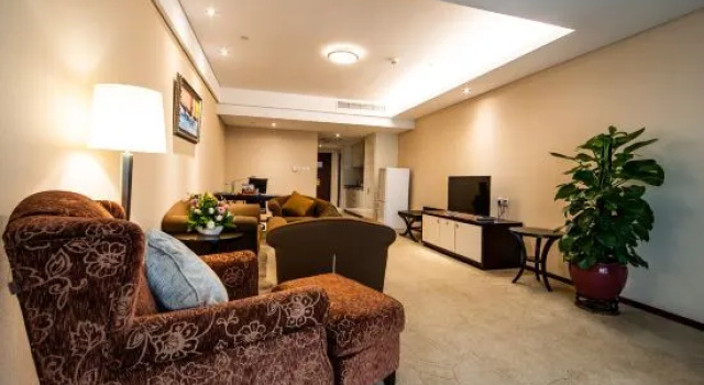 Люкс с видом на город Hua Bin International Hotel