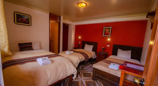 Четырёхместный семейный номер Standard c 1 комнатой Peru Quechuas Lodge Ollantaytambo