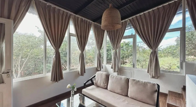 Студия с видом на сад An Nhiên Farmstay & Resort
